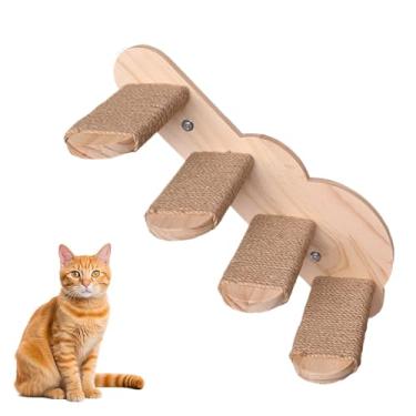Imagem de Degraus de gato para parede, degraus de escalada, escada de flutuante | Prateleiras elegantes para gatinhos, poleiros, escadas, móveis para casa, varanda, apartamento, dormitório, sala de