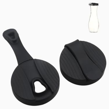 Imagem de Tampas de substituição para copos de galheteiro para molho de salada Good Seasons