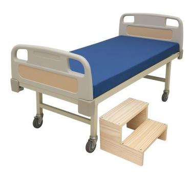 Imagem de Escadinha para maca de consultório ou cama de madeira Pinus - MTN