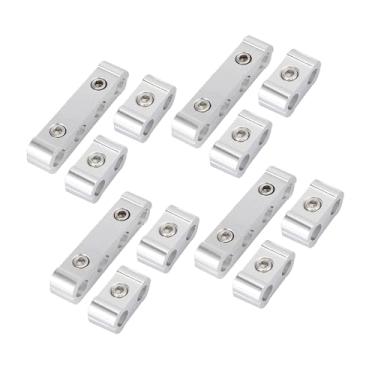 Imagem de REPAIROCK 4 conjuntos 8 mm motor carro vela de ignição separador de fios teares divisor organizador braçadeira liga de alumínio tom prata auto peças de reposição