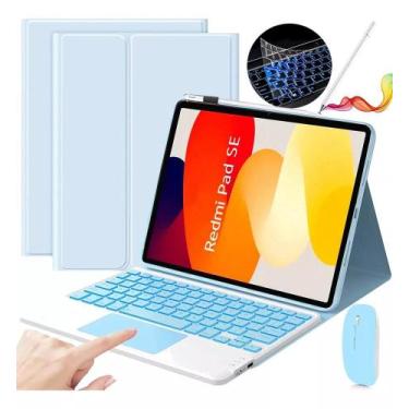 Imagem de Capa para Redmi Pad SE com Teclado Magnetico, Touchpad + Caneta  - Sna