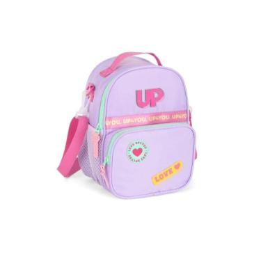 Imagem de Lancheira Escolar Infantil Candy Colors Bolsos Frontais e Laterais e A
