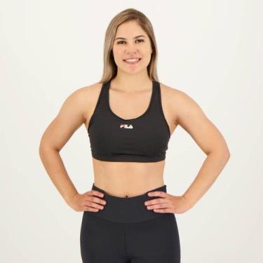 Imagem de Top Fila Nadador Essential Feminino Preto, P