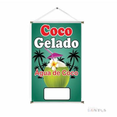 Imagem de Banner pronto Coco BA 258 medida 45x70 cm arte pronta