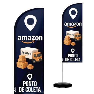 Imagem de Wind Banner Completo 2,10m Ponto de Coleta Amazon