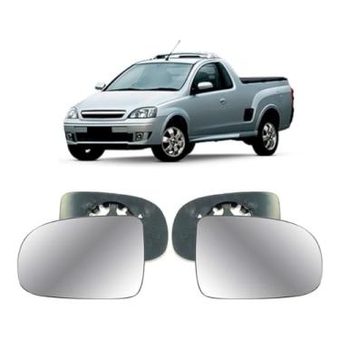 Imagem de Par Lente Retrovisor Montana 2003 A 2010 Dir/Esq