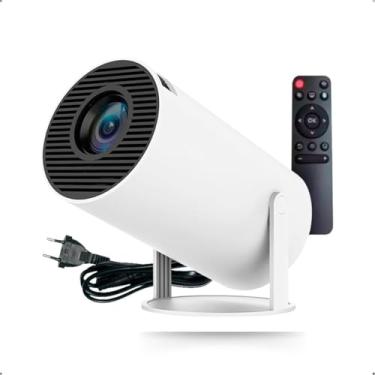 Imagem de Mini Projetor Portátil Inteligente 4K, WiFi6 5G, Bluetooth 5.0, Rotacionável 180° - Full HD 1080P