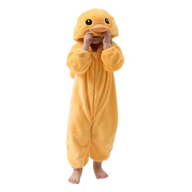 Imagem de SCOPUCI Pijama unissex para bebês, fantasia de cosplay de Halloween, flanela infantil, roupa de casa/roupa de dormir