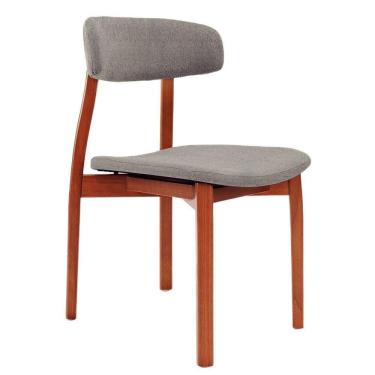 Imagem de Cadeira Tramontina çairé Ritmo Em Madeira Tauari Com Estofado Grey Tramontina