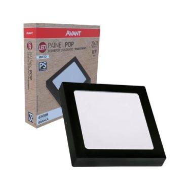 Imagem de Painel Plafon LED Avant Pop Quadrado Sobrepor 18W 3000K 1080 Lúmens 19