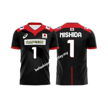 Imagem de Camisa De Vôlei Japonesa Unissex De Grandes Dimensões R Takahashi No 2