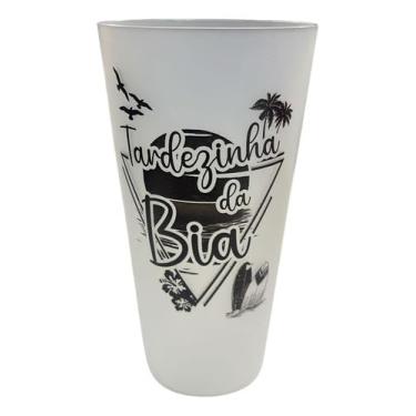 Imagem de Kit 50 Copos Ecológicos Personalizados 550ml – Reutilizáveis para Festas e Eventos (Natural)