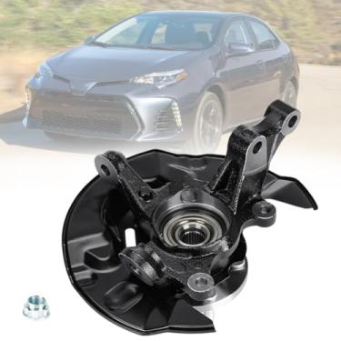 Imagem de Conjunto de junta de direção dianteira e cubo de rolamento de roda para Toyota Corolla 2003-2008 L4 1,8L, lado esquerdo do motorista, substitui LK029 698-389 4321219015