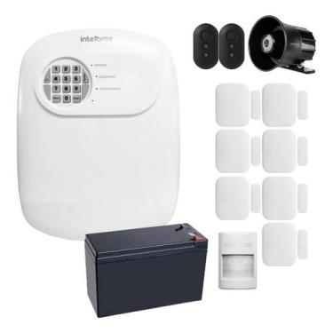 Imagem de Kit Alarme Intelbras ANM 24 NET com 8 Sensores Sem Fio e Sensor Pet
