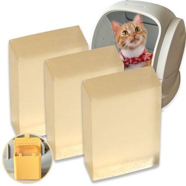 Imagem de Pacote com 3 Desodorante de gel para controle de odores para animais de estimação MeoWant caixa de areia automática para gatos, eliminador de odores para caixa de areia autolimpante para gatos MeoWant