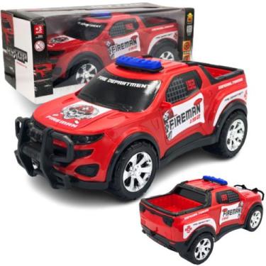 Imagem de Brinquedo Carro Caminhonete de Bombeiro 192 Resgate Hytop - BS TOYS