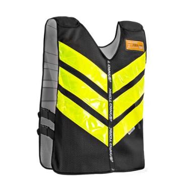 Imagem de Colete Refletivo Segurança Motoboy Entregador Moto Taxi - Pro Tork, P,