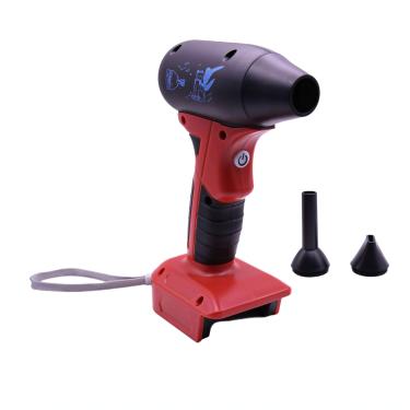 Imagem de Mini soprador compatível com bateria Milwaukee 18V soprador portátil sem fio 130.000 RPM sopradores de alta velocidade com controle de 4 velocidades para marcenaria