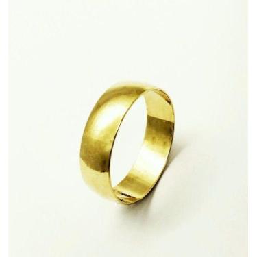 Imagem de Aliança Abaulada Lisa 5,2mm Banho Ouro 18k 2540 - Très Chic Joias, 13