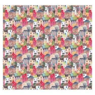 Imagem de Papel de Parede Adesivo Infantil Casas Quarto Bebe - 760pcp - Allodi