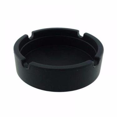 Imagem de Cinzeiro Silicone Não Queima Redondo Borracha Bituca - Tacolandia