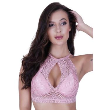 Imagem de Sutiã Renda Soutien Decotado Frente Única -c3 MARINA - Bella da Serra 