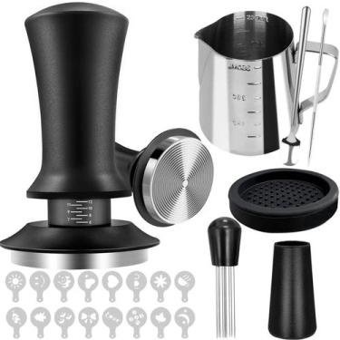 Imagem de Conjunto de tampas de café Wenosda de 51 mm com ferramenta WDT, jarra 
