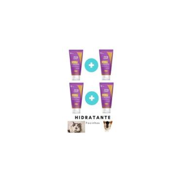Imagem de Kit 4 Hidratante Hidrata Focinhos Pet Clean Cães Gato Coelho