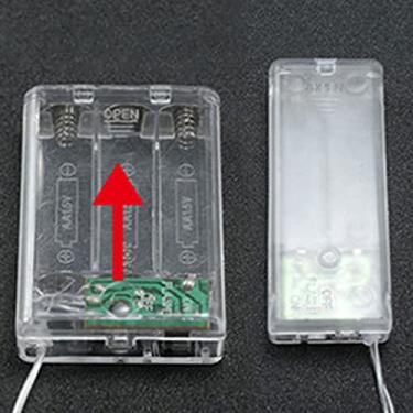 Imagem de Tomvorks Luz de Cordas de Férias de Natal, Caixa de Bateria de Bola Leve para Festa de (Ball [modelo de bateria com piscando] [10m 80)