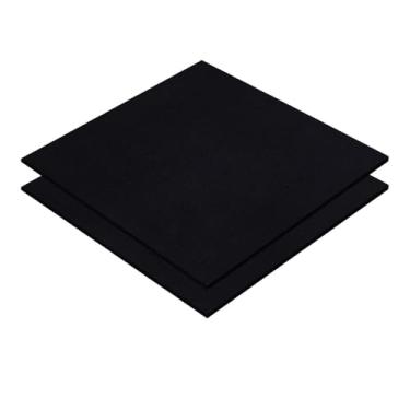 Imagem de OLYCRAFT 2 peças, cobertor de solda à prova de fogo de 29 x 39 cm, cobertor de soldagem de feltro de carbono, tecido retardador de chamas, à prova de fogo, tapete de proteção térmica, tecido de feltro