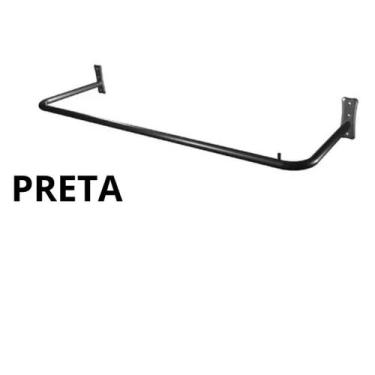 Imagem de Arara de Parede Cabideiro - Lojas Closets Quartos 100CM Várias Cores -