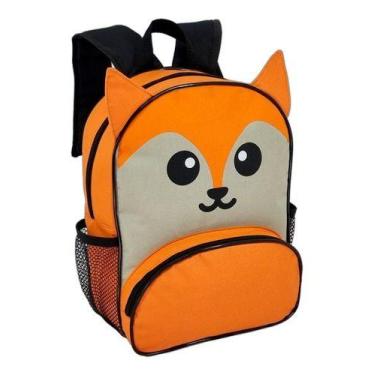 Imagem de Mochila Escolar Infantil Raposa 12L com Bolsos Grandes Resistente e Co