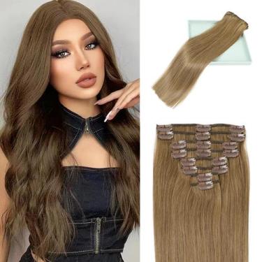 Imagem de Extensões de cabelo Clip In LORIEN Real Human Hair 60cm 120g