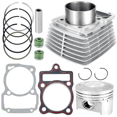 Imagem de Kit de cilindro grande de 250 cc 67 mm/2,64 pol. Conjunto de pistão de cilindro adequado para motor refrigerado a ar de 250cc, quadriciclo ATV 4 rodas Go Kart Go Cart Dirt Bike Pit Bike 4 Wheeler Off