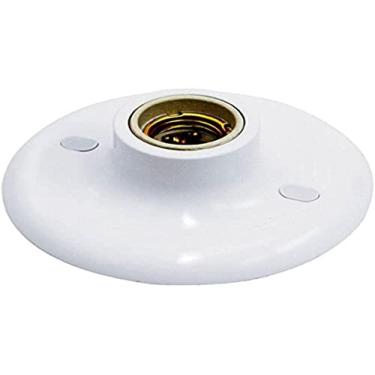 Imagem de Plafonier Plafon Soquete Porcelana 100w Branco - Taschibra, E-27 SACO PLAST