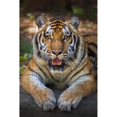 Imagem de Quebra-Cabeças Tigre De Bengala De 60 Peças Educativo