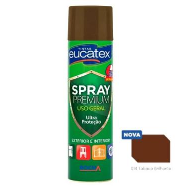 Imagem de Tinta Spray Colorido Eucatex 400ml para Madeira Metal Mdf Artesanato, 