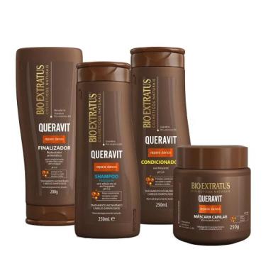 Imagem de Kit Bio Extratus Queravit Shampoo Condicionador Máscara Finalizador