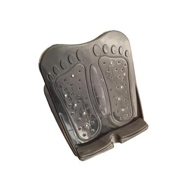 Imagem de menolana Prancha inclinada para alongamento de panturrilhas, prancha inclinada para alongamento de tornozelos com massagem, multifuncional, leve, aparelho para, Preto