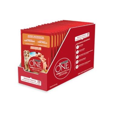 Imagem de Pack Ração Úmida Purina One Cães Frango - Com 15 Sachês 85g
