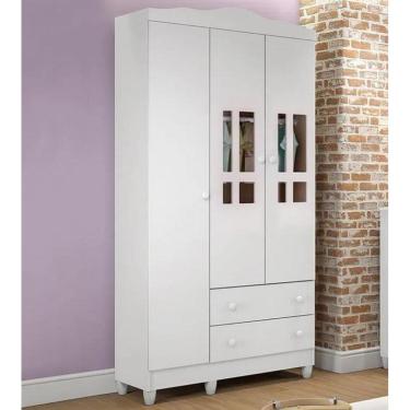 Imagem de Guarda Roupa Infantil Ariel 3 Portas - Carolina Baby