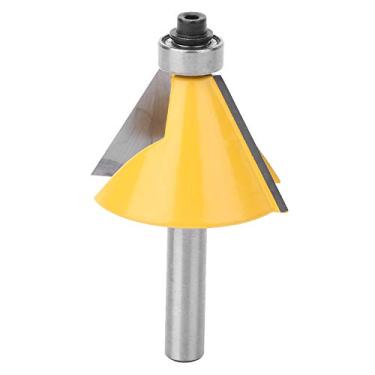 Imagem de Broca de Roteador de Chanfro, Borda Chanfrada de Haste de 8 Mm Com Cortador de Fresagem para Carpintaria de Rolamento Liga YG6 para MDF, Madeira Maciça, Aglomerado, para Aparar e