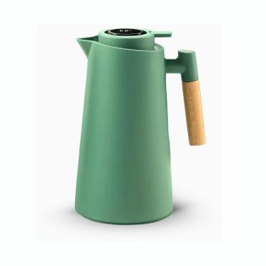 Imagem de Garrafa Térmica 1 L Verde Com Termômetro Smart Dolce Home