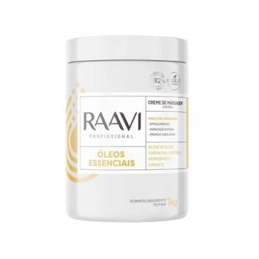 Imagem de Creme de Massagem Raavi Óleos Essenciais 1kg Profissional