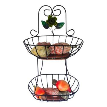 Imagem de Fruteira de parede 2 andares p - Art MM, Verde