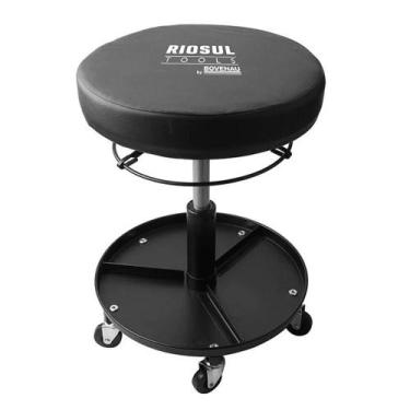 Imagem de Banqueta regulavel para mecanico giratoria até 100 kg - R070033 - Rio 