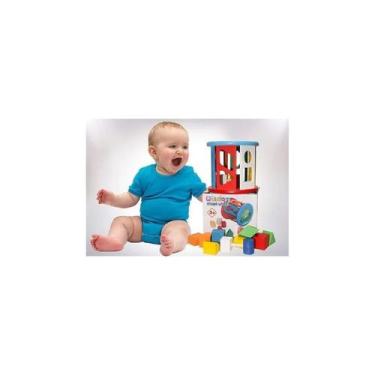 Imagem de Cilindro didático de renda 16x16cm com figuras geométricas - Lightbek 