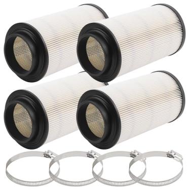 Imagem de FHSJXR Pacote com 4 filtros de ar 7080595 7082101 para Polaris Sportsman 500 570 800 700 850 400 550 600 Scrambler 850 XP 1000 Magnum 325 500 Trail Blazer Trail Boss 330 Xpedition 422 5 ATP 5 00 peças