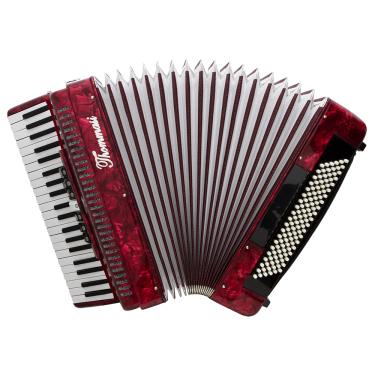 Imagem de Acordeon 120 Baixos 41 Teclas TA 12009 Vermelho Thommasi