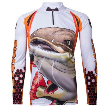 Imagem de Camiseta de Pesca Sublimada Pirarara King Brasil Manga Longa Proteção UV50+